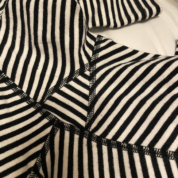 Lululemon Bold Striped COTTON The Under Crop Pants size 10 Large - Picture 6 of 7